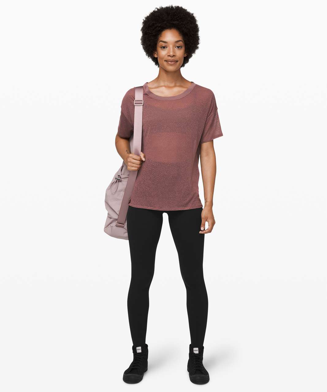 Lululemon Between Moments Tee - Polar Shift Veil Antique Bark