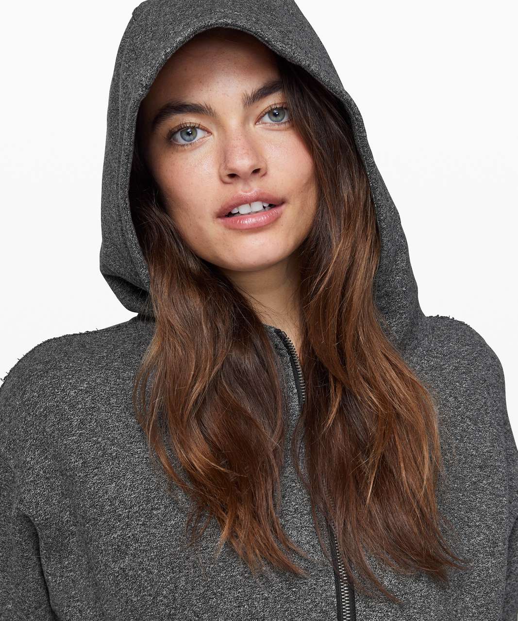 Lululemon All Yours Zip Hoodie - Heathered Speckled Black / Black