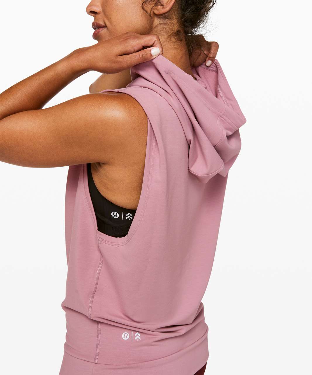 Lululemon Stronger as One Sleeveless Hoodie *lululemon X Barrys - Vintage Mauve