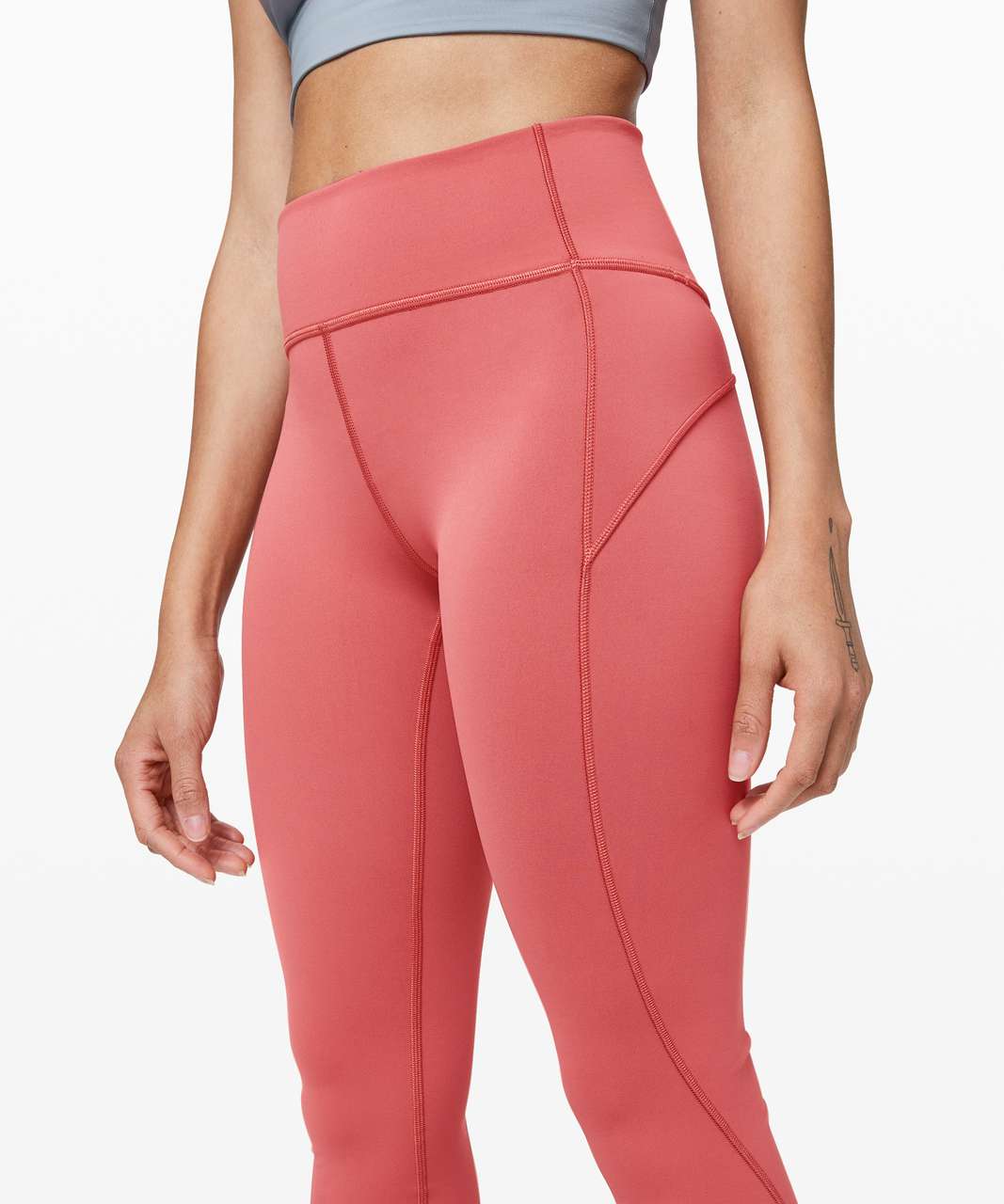 Lululemon In Movement Tight 25" *Everlux - Rustic Coral