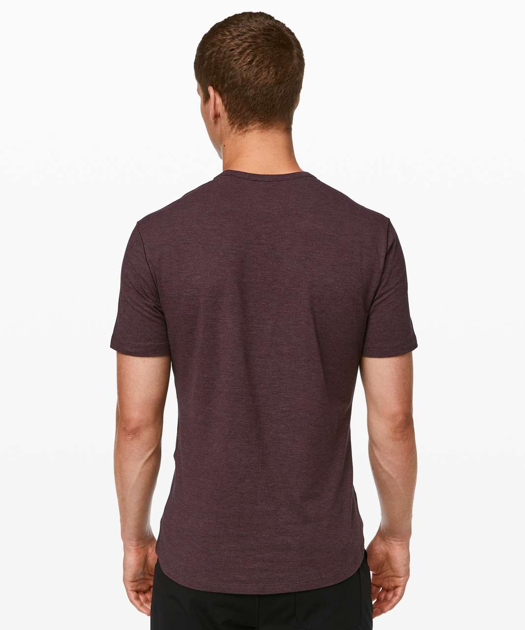 Lululemon 5 Year Basic Tee *Updated Fit - Heathered Bordeaux Drama ...