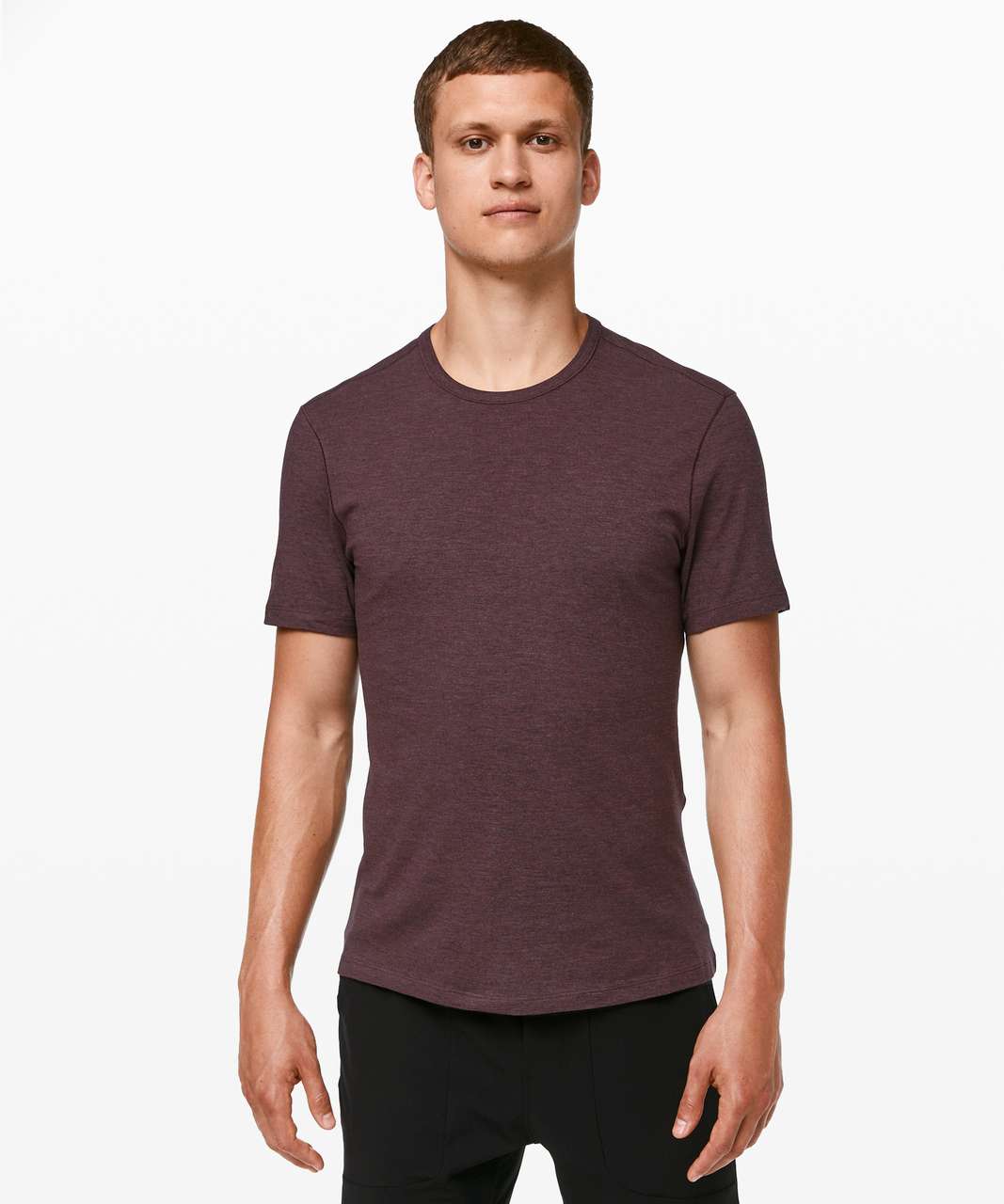 Lululemon 5 Year Basic Tee *Updated Fit - Heathered Bordeaux Drama