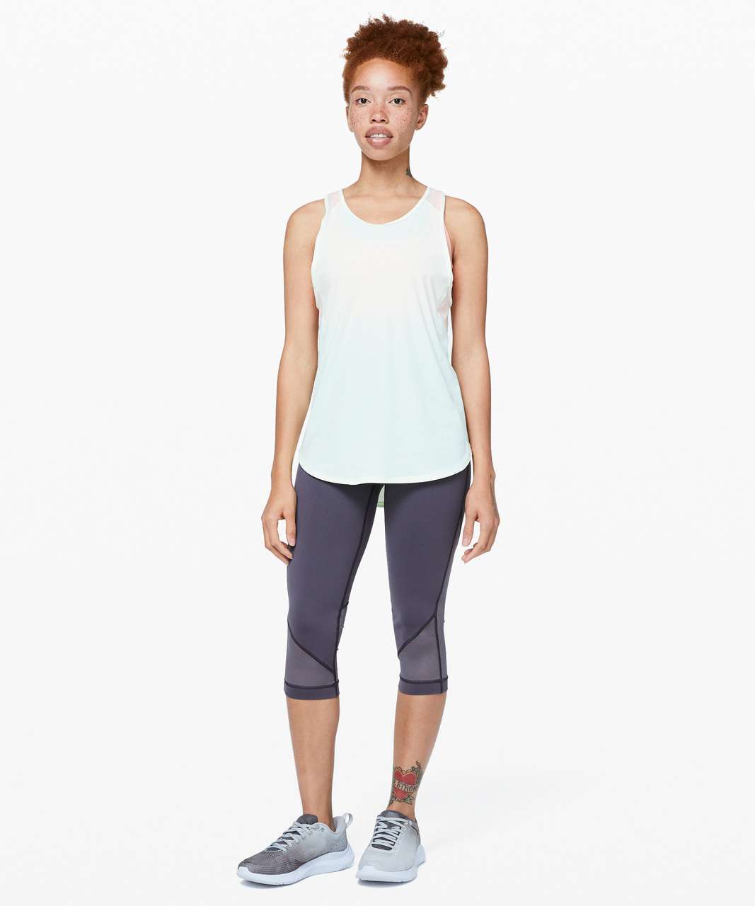 Lululemon Turn Up The Tension Crop 19" - Moonwalk