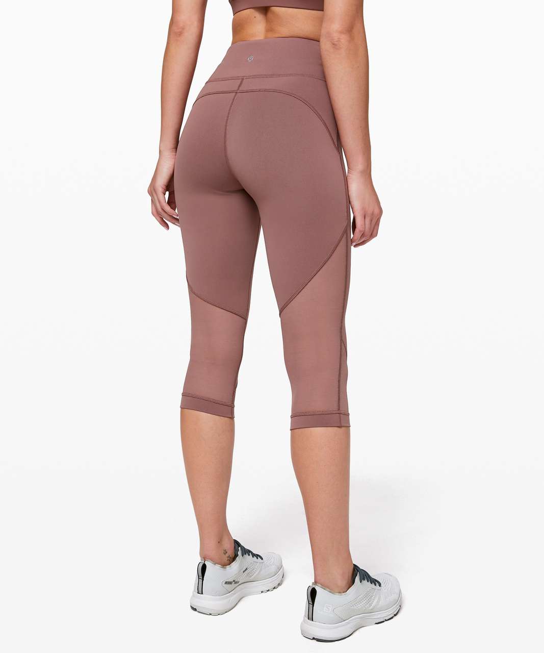 Lululemon Turn Up The Tension Crop 19" - Red Dust