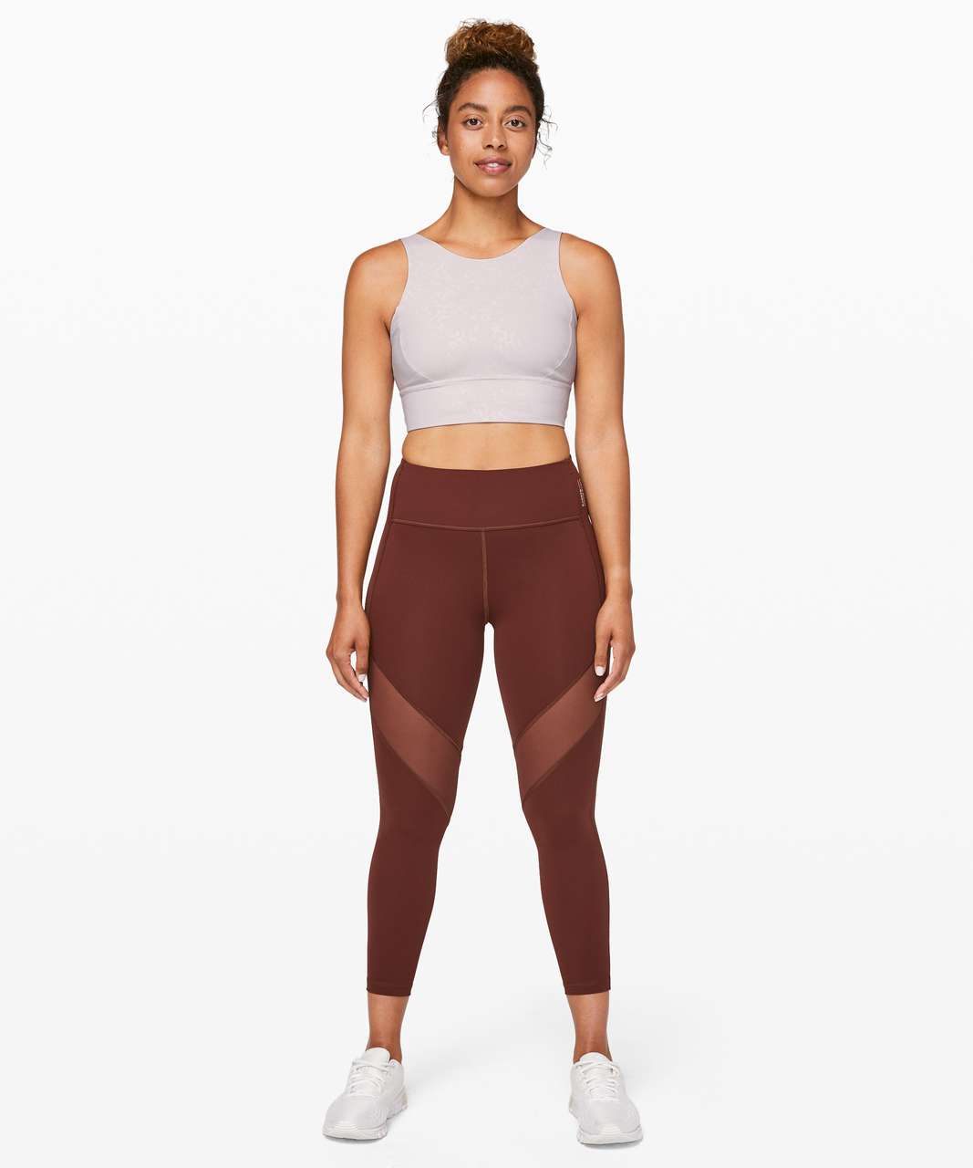 Lululemon Stronger as One Long Line Bra *lululemon X Barrys - Bootcamp Emboss Light Chrome