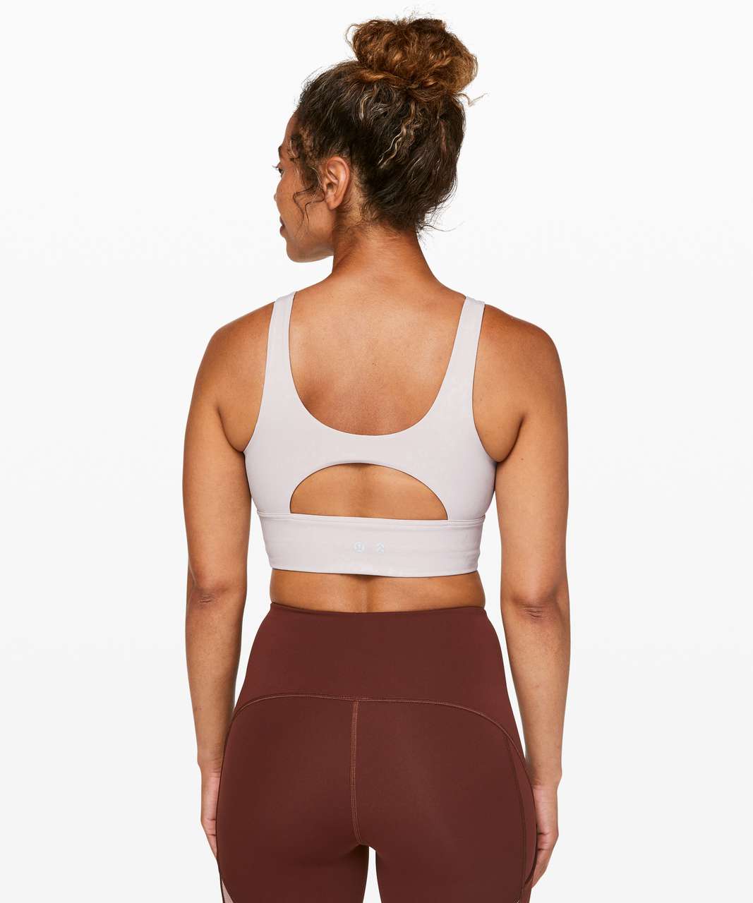 Lululemon Stronger as One Long Line Bra *lululemon X Barrys - Bootcamp Emboss Light Chrome