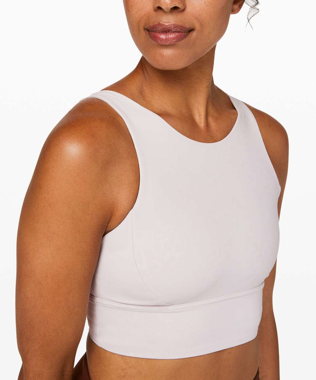 Lululemon Stronger as One Long Line Bra *lululemon X Barrys - Bootcamp Emboss Light Chrome