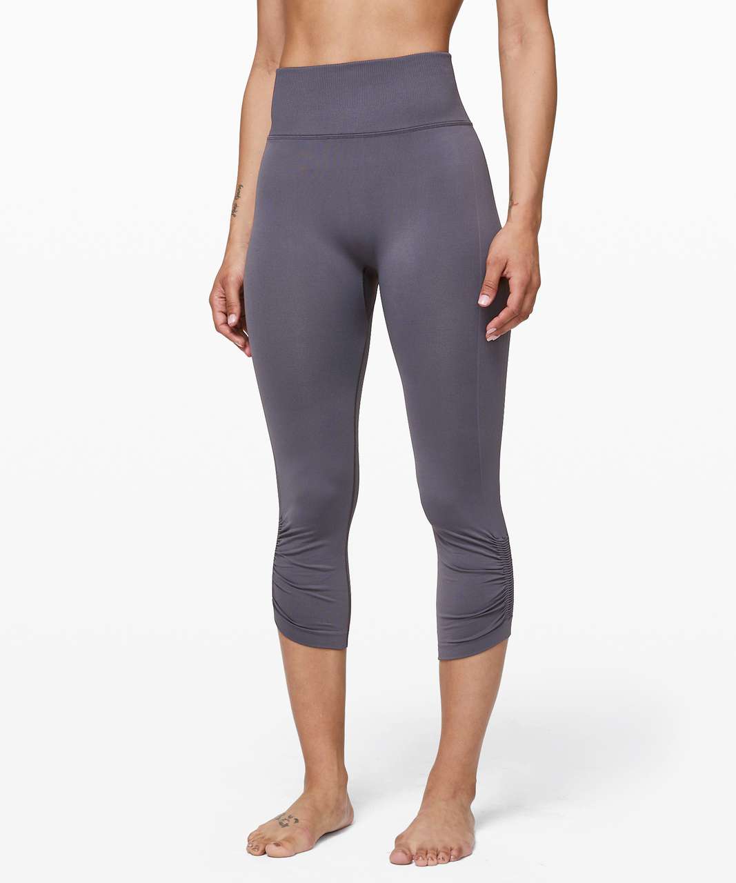 Lululemon Ebb To Street Crop 21" - Moonwalk