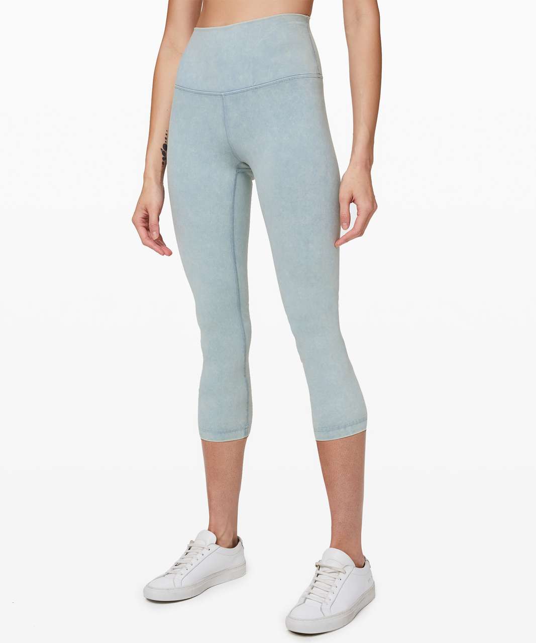 Lululemon Wunder Under High-Rise Crop *Snow Washed 21 - Washed Chambray -  lulu fanatics