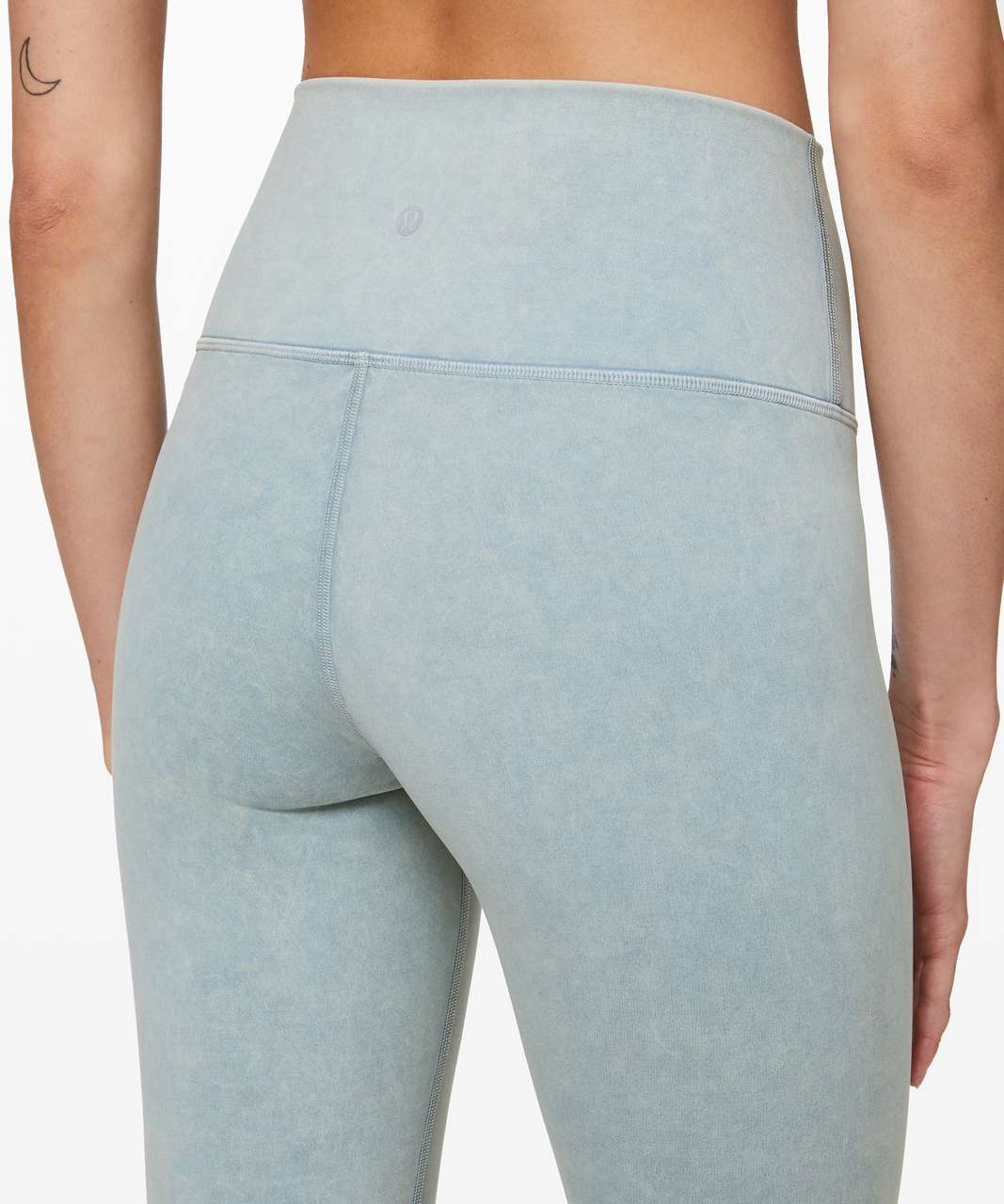 Lululemon Wunder Under High-Rise Crop *Snow Washed 21" - Washed Chambray