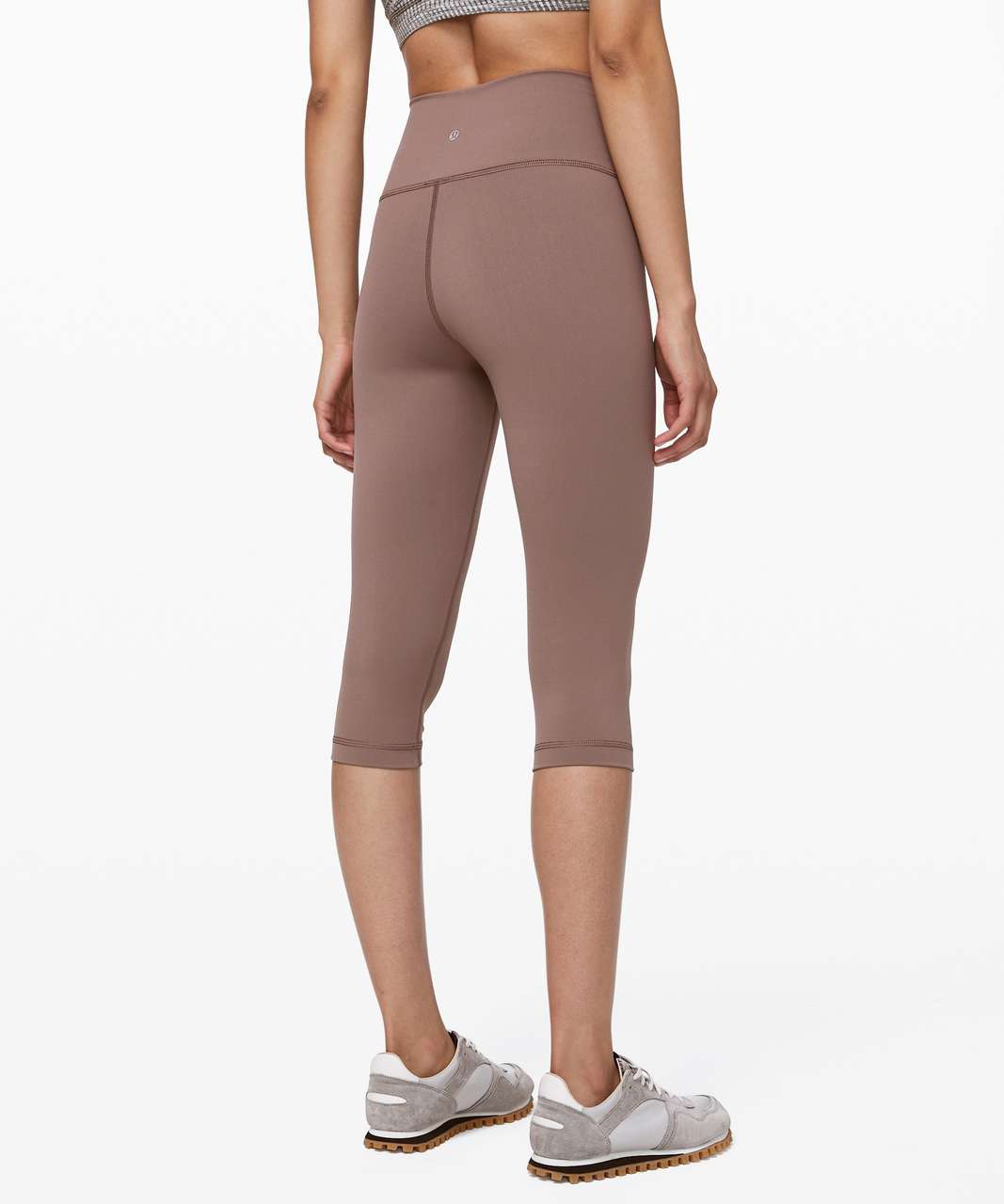 Lululemon Wunder Under High-Rise 1/2 Tight Full-On Luon 17" - Cherry Taupe