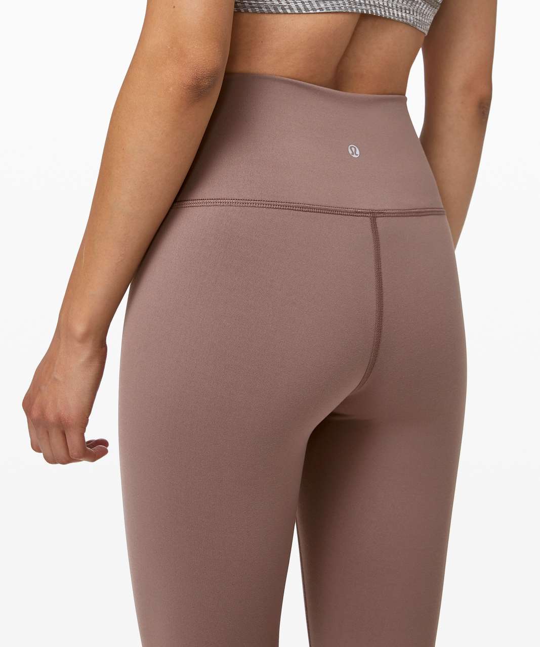 Lululemon Wunder Under High-Rise 1/2 Tight Full-On Luon 17" - Cherry Taupe