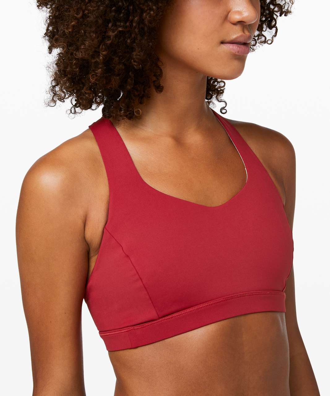 Lululemon Free To Be Serene Bra - Scarlet