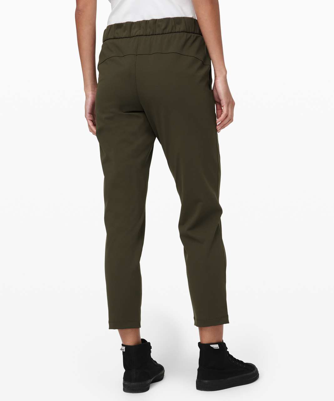 Lululemon On The Fly Pant 7/8 Woven Fabric Panel, 56% OFF