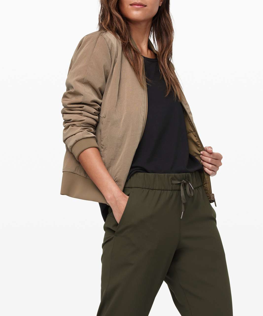 Lululemon On The Fly Pant Dark Olive