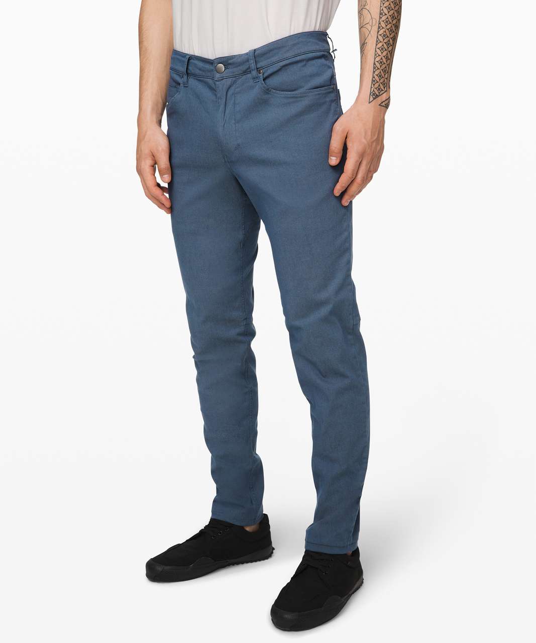 Blue ABC stretch-jersey trousers, Lululemon