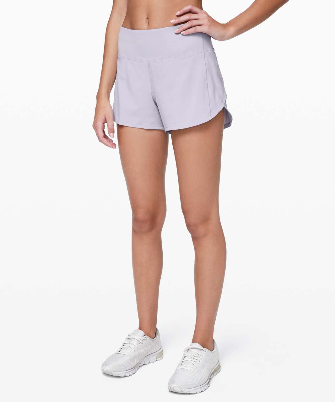 Lululemon Speed Up Short *Long 4" - Silver Lilac