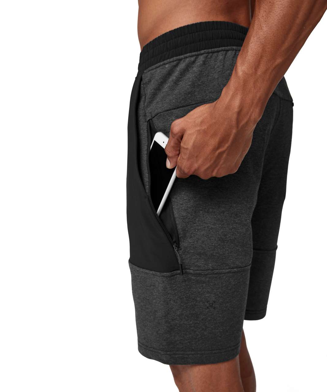 Lululemon City Commute Short *11" - Heathered Black / Black