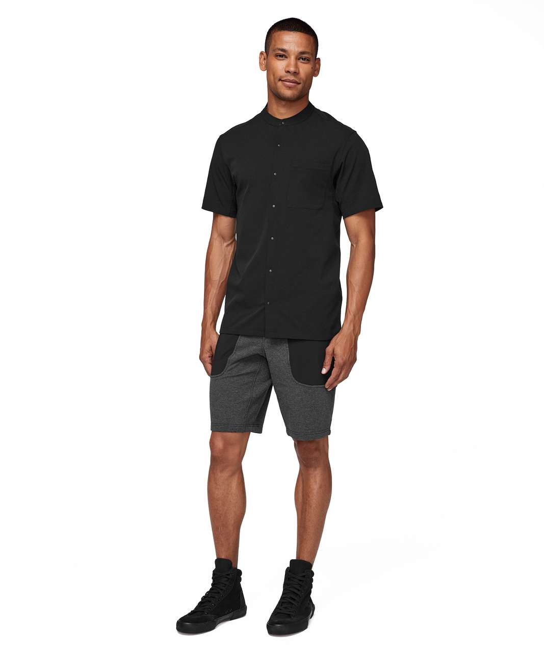 Lululemon City Commute Short *11" - Heathered Black / Black