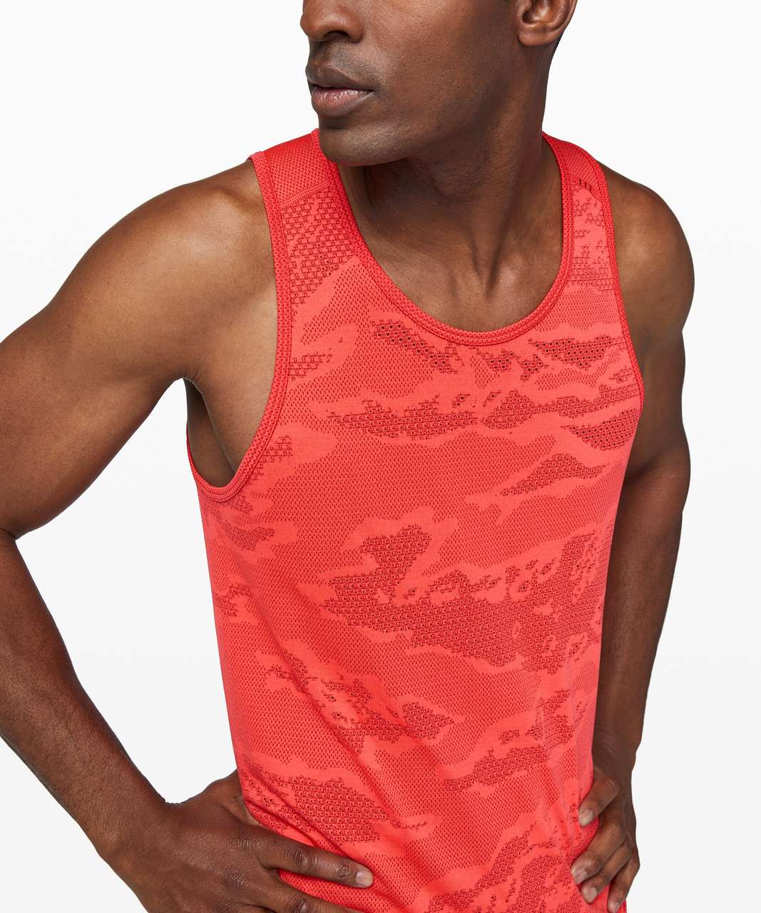 Lululemon Metal Vent Breathe Tank - Cayenne / Red Orange