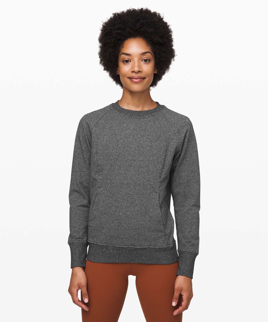 Lululemon Keep It Cozy Crew - Black - lulu fanatics