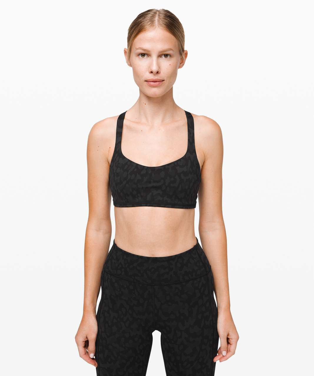 Lululemon Free To Be Bra - Formation Camo Deep Coal Multi - lulu fanatics