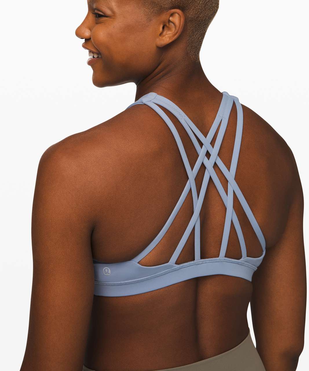 Lululemon Free To Be Serene Bra *High Neck - Ice Cap