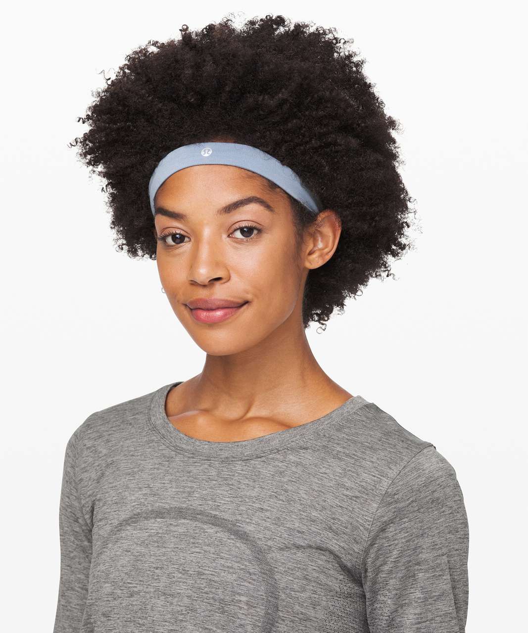 Lululemon Cardio Cross Trainer Headband - Tempest Blue / Icecap