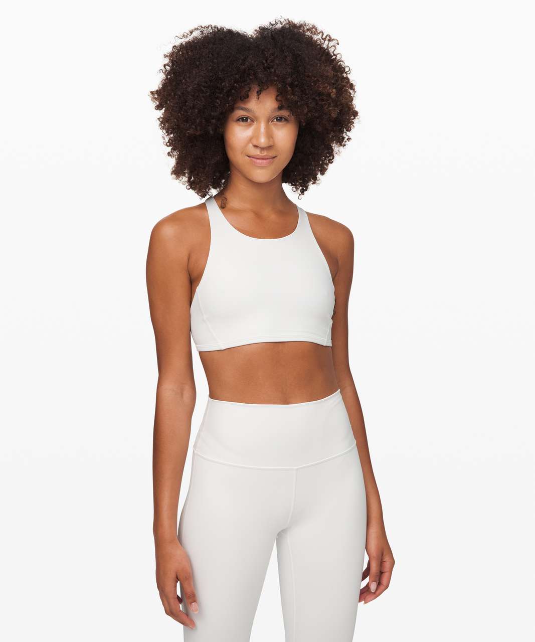 Lululemon Free To Be Bra High Neck - White