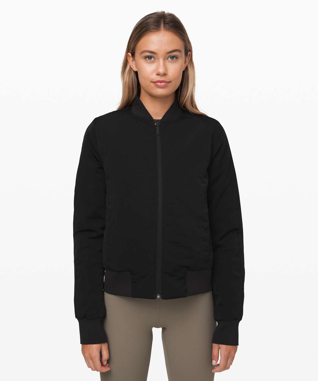 Lululemon Non-Stop Bomber *Reversible - Black (First Release) - lulu  fanatics