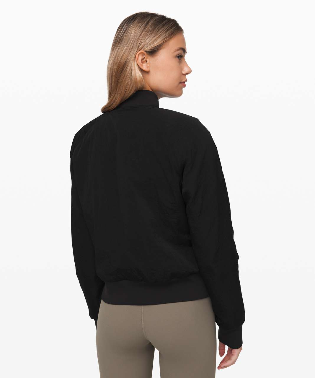 Lululemon Non-Stop Bomber *Reversible - Black (Second Release) - lulu  fanatics