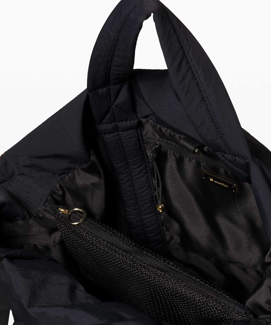 Lululemon On My Level Bag *19L - Black / Shiny Gold - lulu fanatics