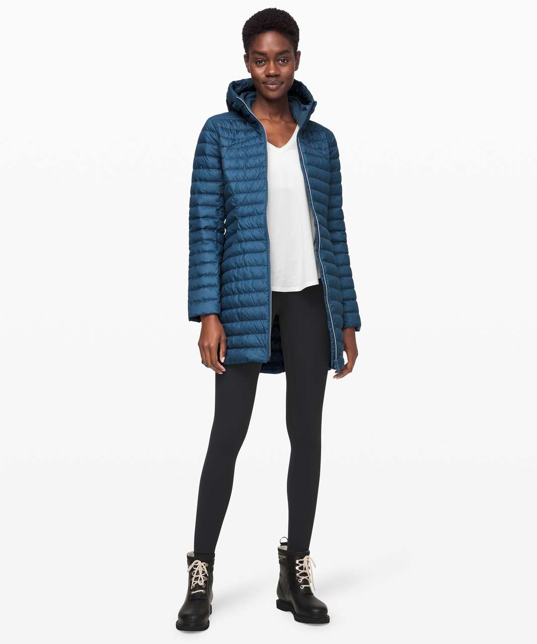 Lululemon Pack it Down Jacket *Long - Code Blue