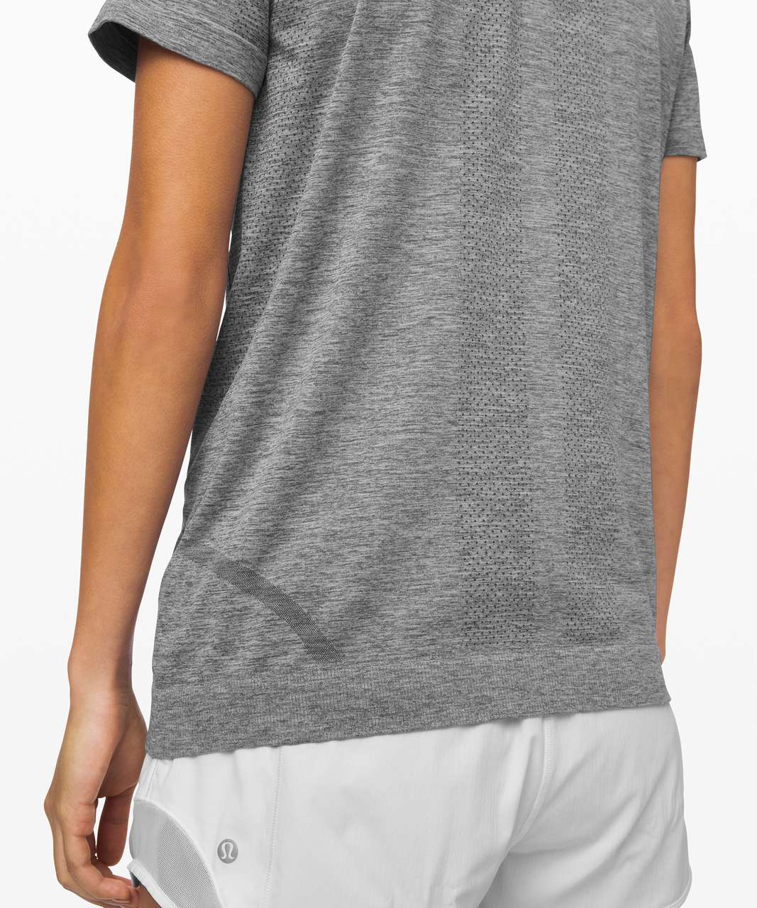 Lululemon Swiftly Relaxed Short Sleeve - Slate / White