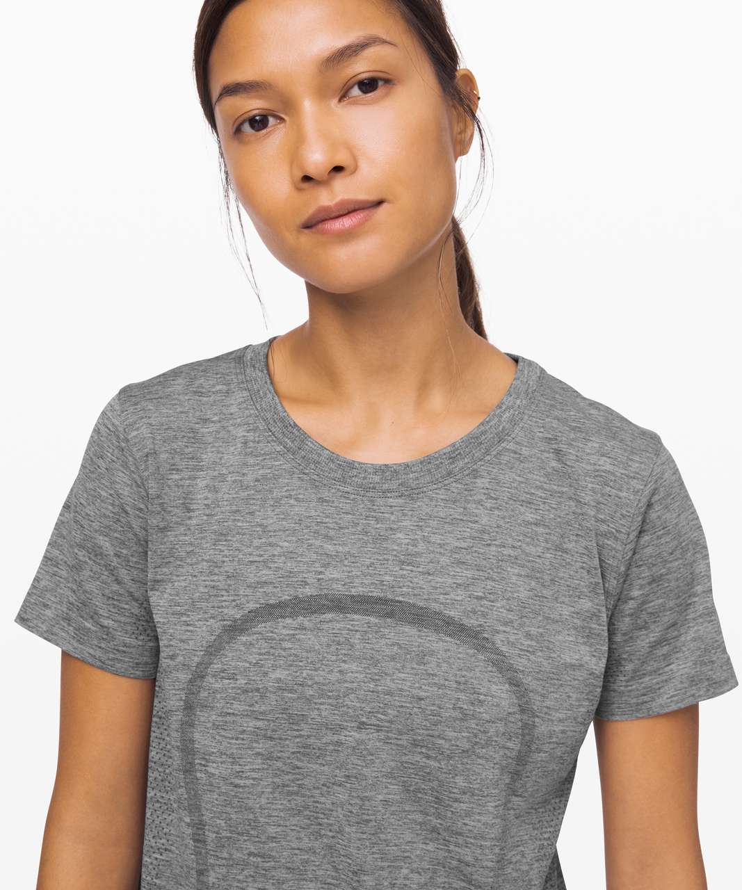 Lululemon Swiftly Relaxed Short Sleeve - Slate / White