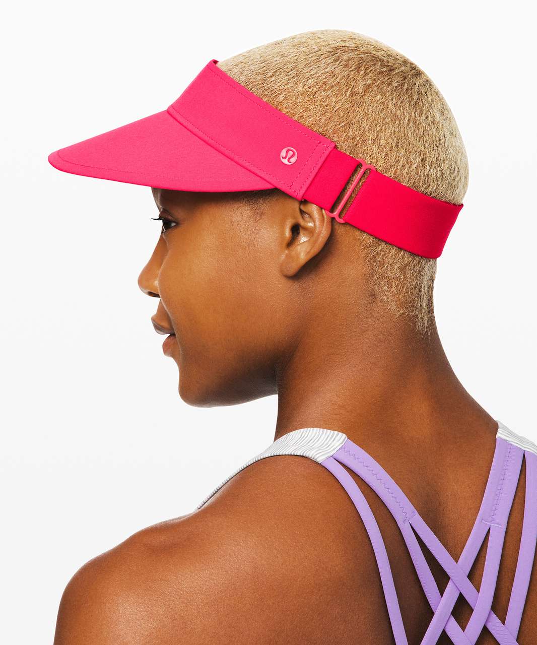 Lululemon Fast Paced Visor - Heartthrob