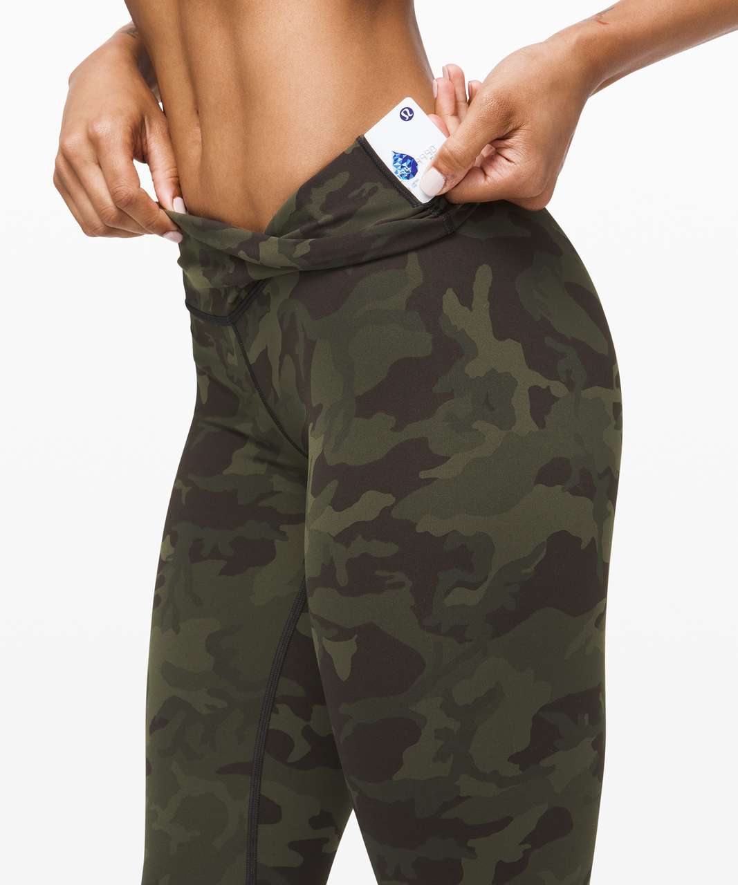 NWT Lululemon Align Pant Size 2 ICMI Incognito Camo Multi Gator Green 28 