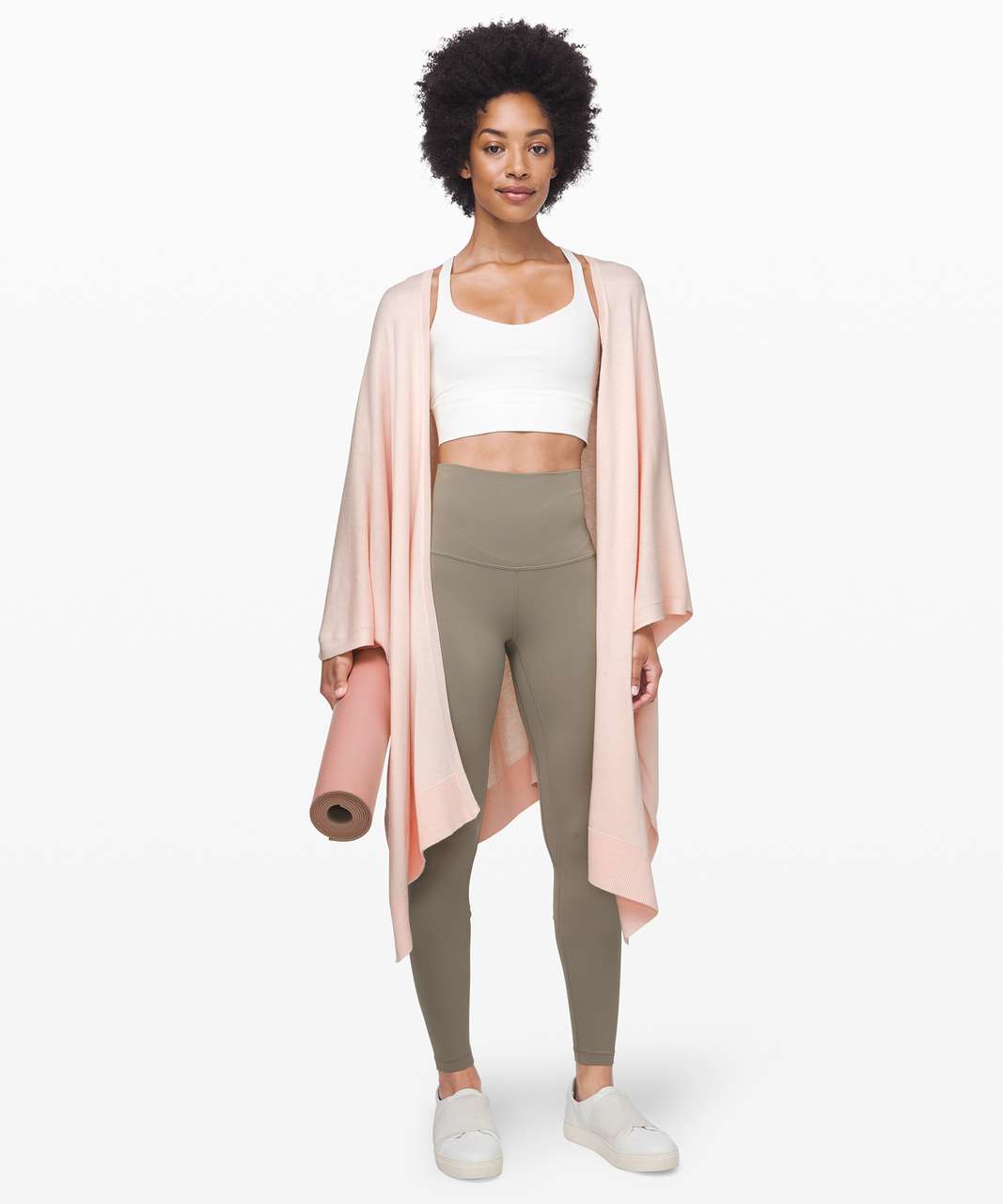 Lululemon Throw It On Wrap - Holistic White