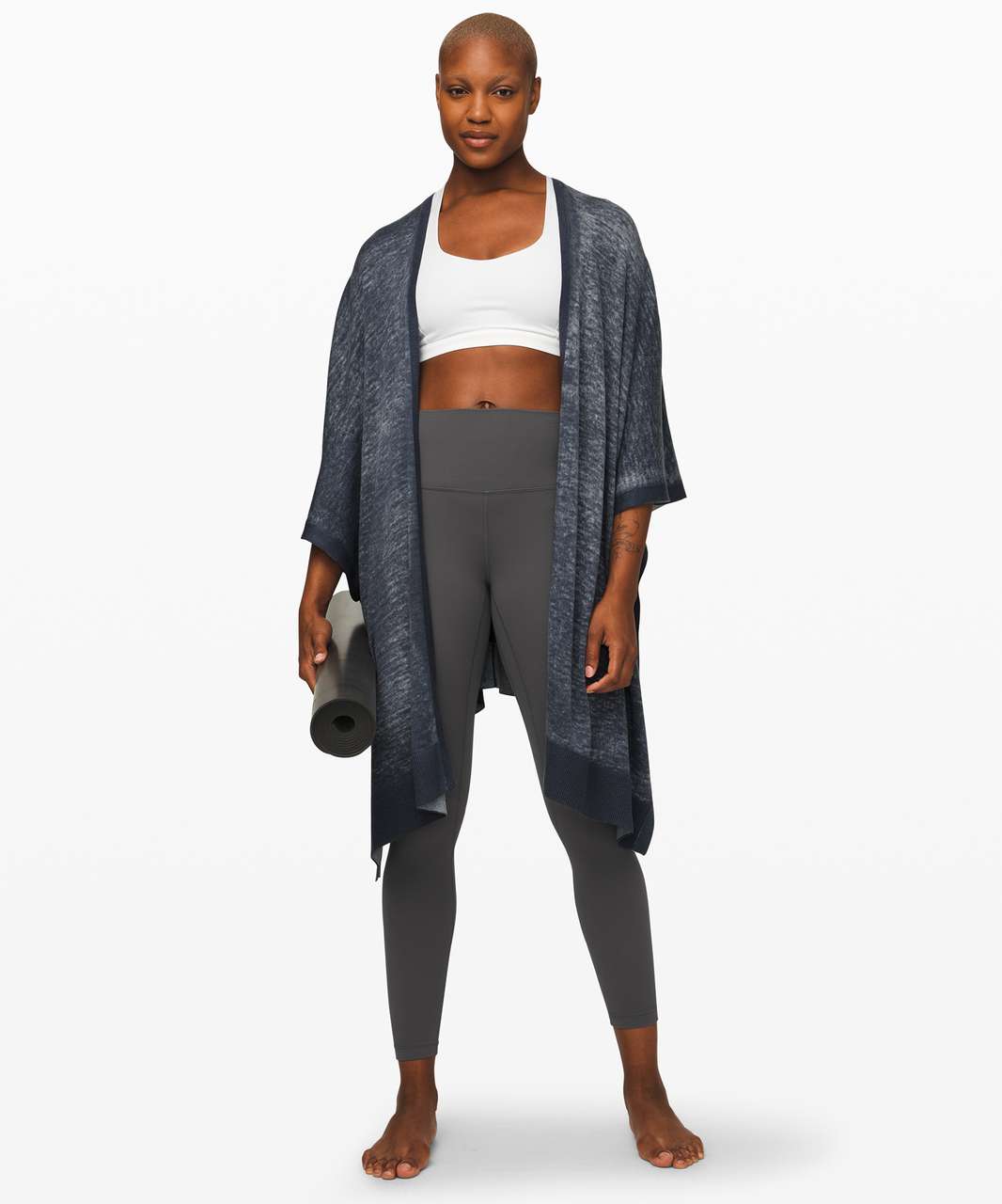 Lululemon Throw It On Wrap - Shadow Blue / Almost Blue