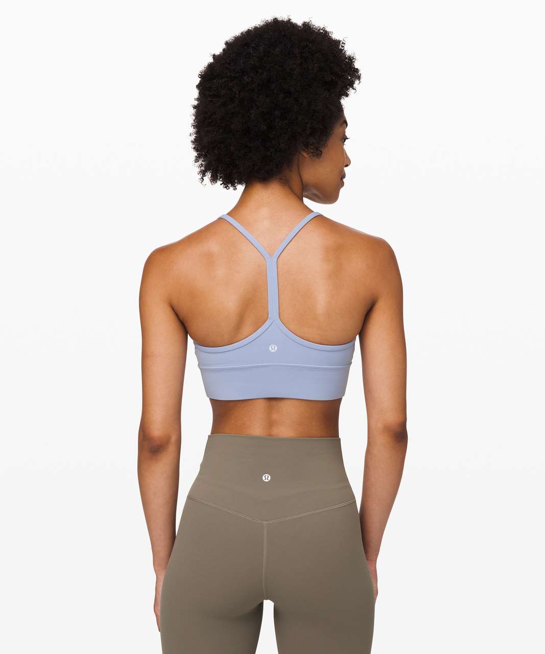 Lululemon Flow Y Bra *Nulu Long Line - Ice Cap