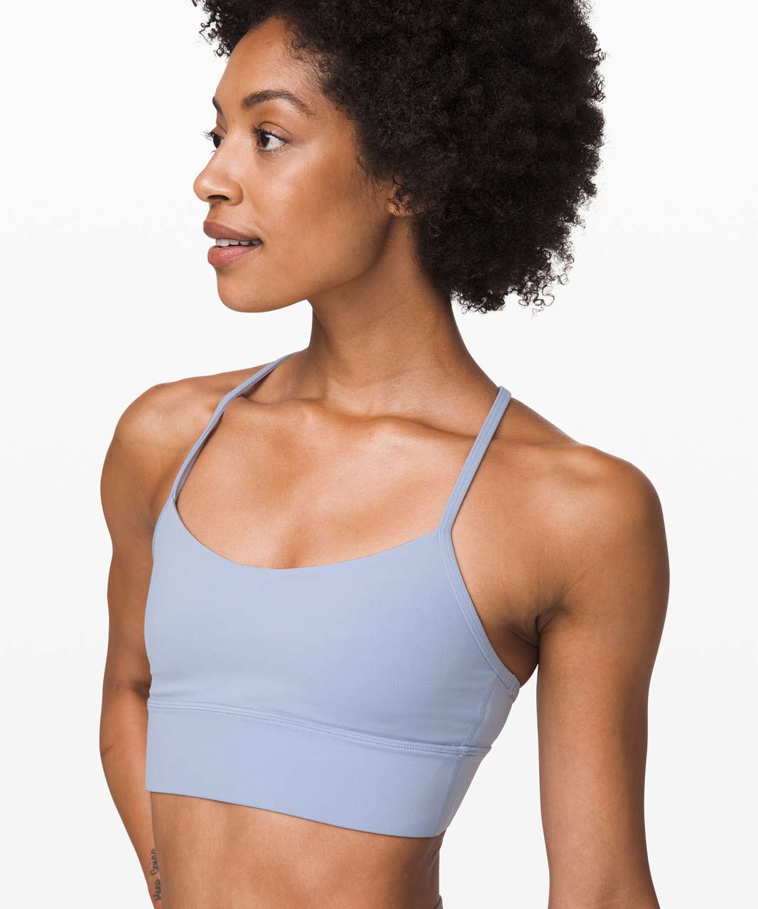 Today's workout outfit #3: Flow Y Bra Long Line Nulu - Iced Iris