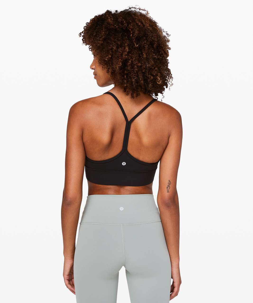 Lululemon Flow Y Bra *Nulu Long Line - Black