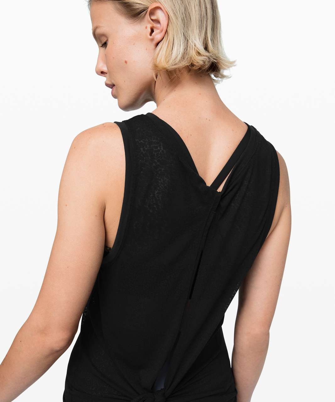 Lululemon Meet Halfway Tank - Polar Shift Veil Black