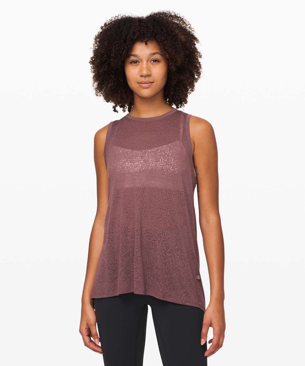 Lululemon Meet Halfway Tank - Polar Shift Veil Antique Bark