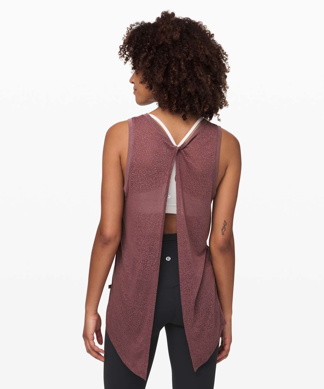 Lululemon Meet Halfway Tank - Polar Shift Veil Antique Bark - lulu fanatics