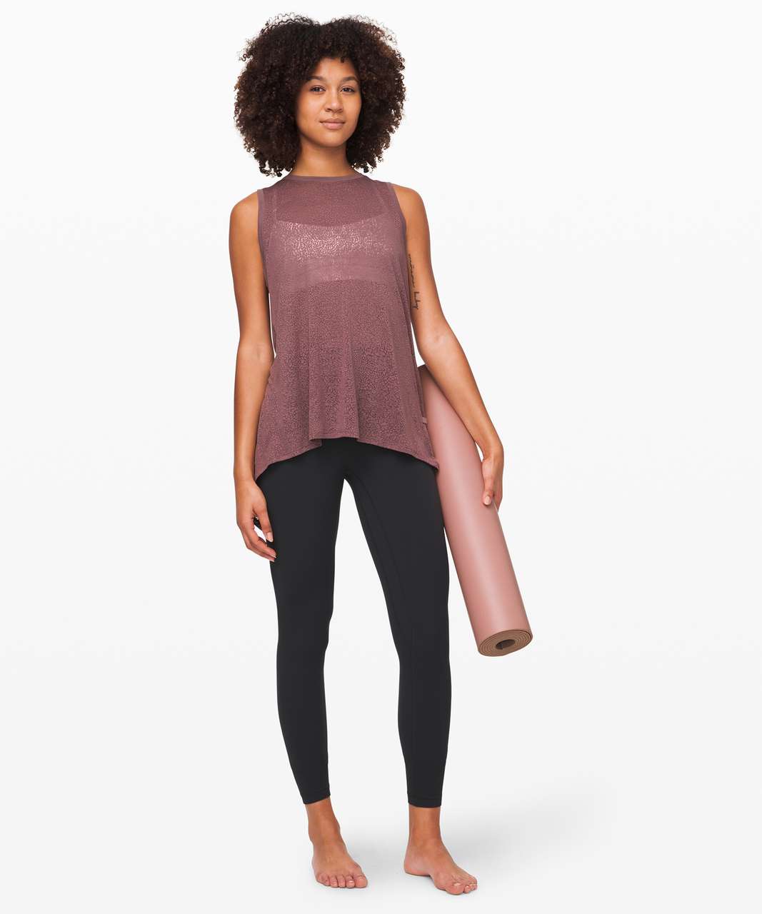 Lululemon Meet Halfway Tank - Polar Shift Veil Antique Bark