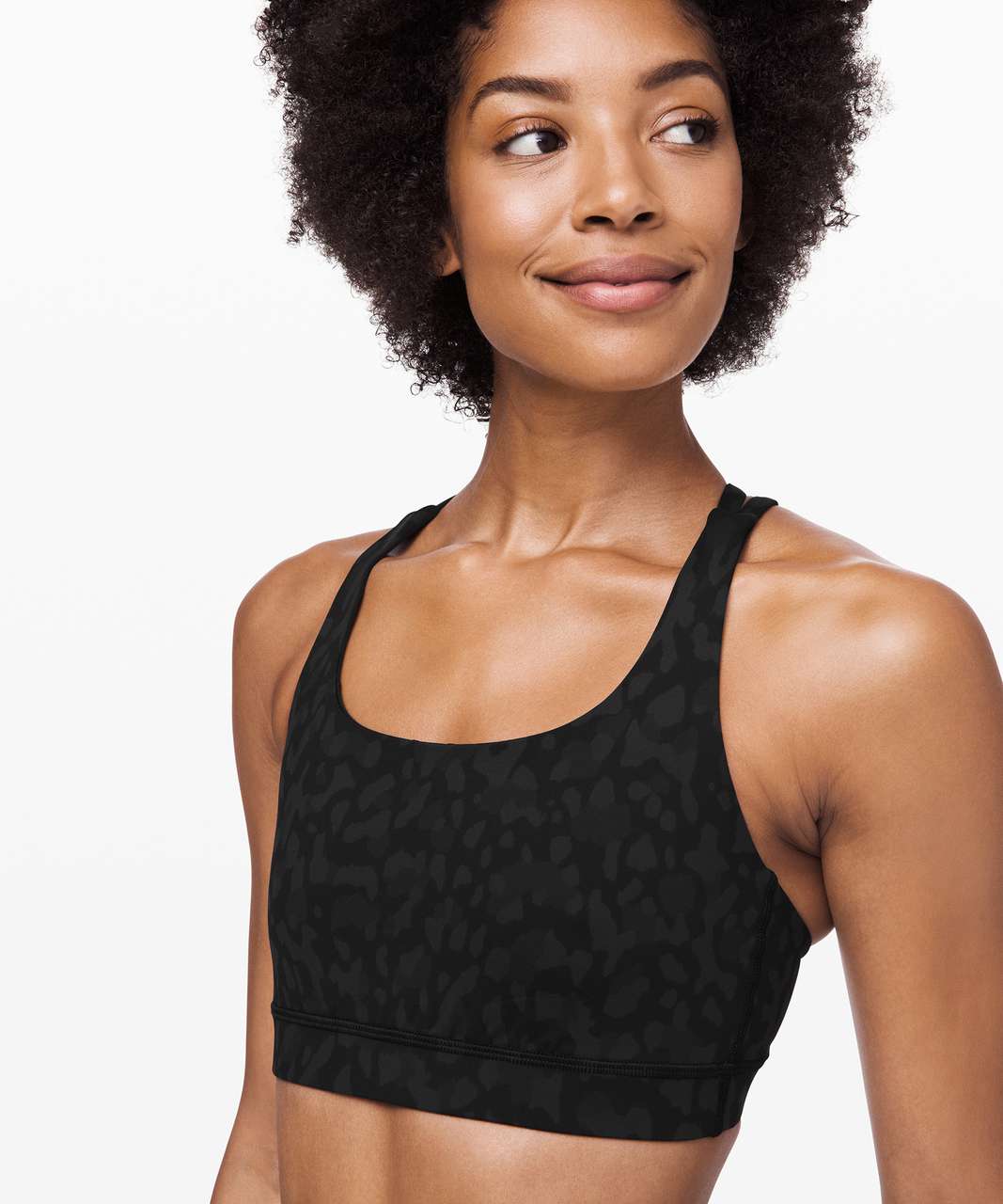 Lululemon Energy Bra - Formation Camo Deep Coal Multi