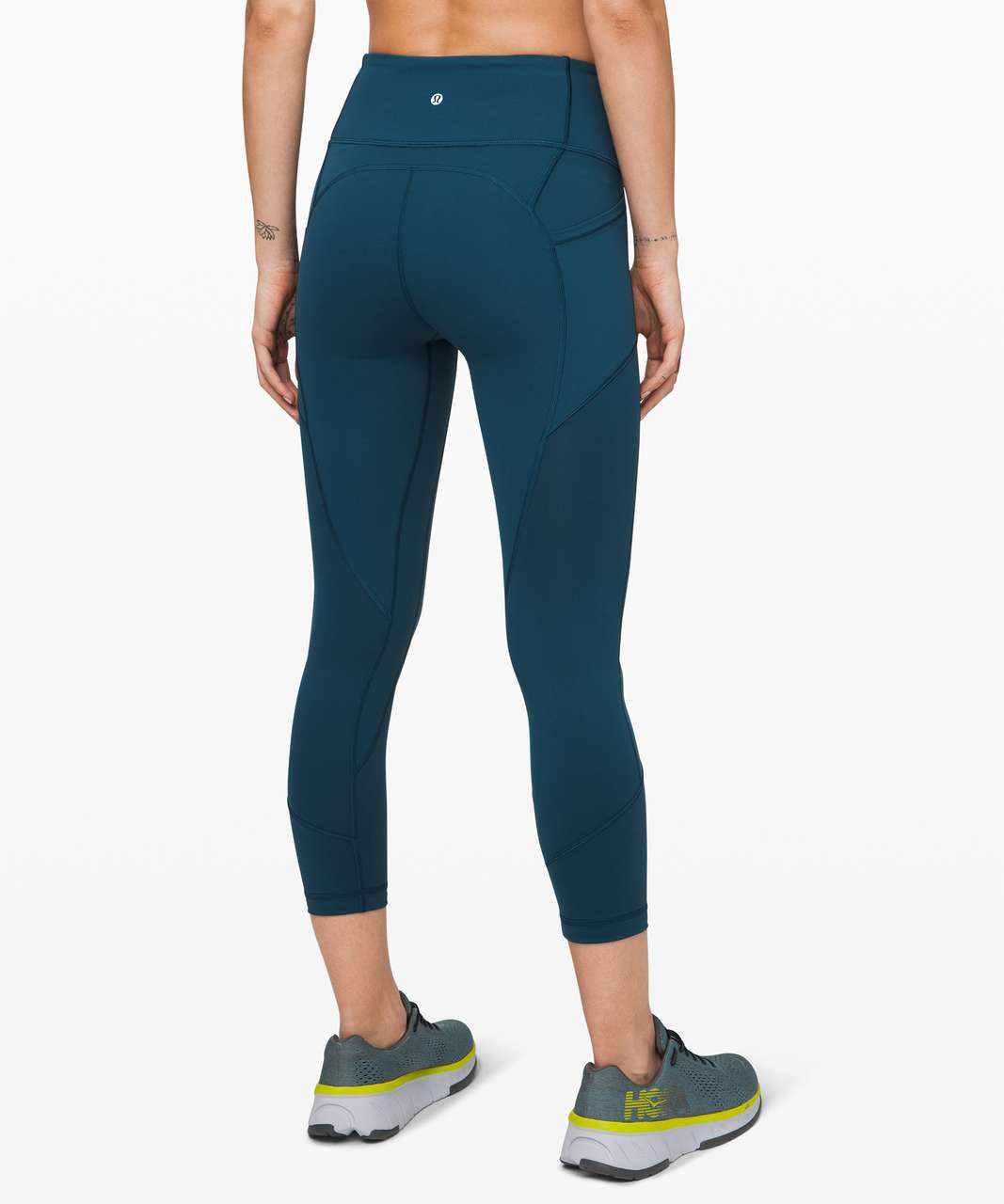 lululemon athletica, Pants & Jumpsuits, Lululemon All The Right Places  Crop Leggings Yoga Midnight Navy Size 8