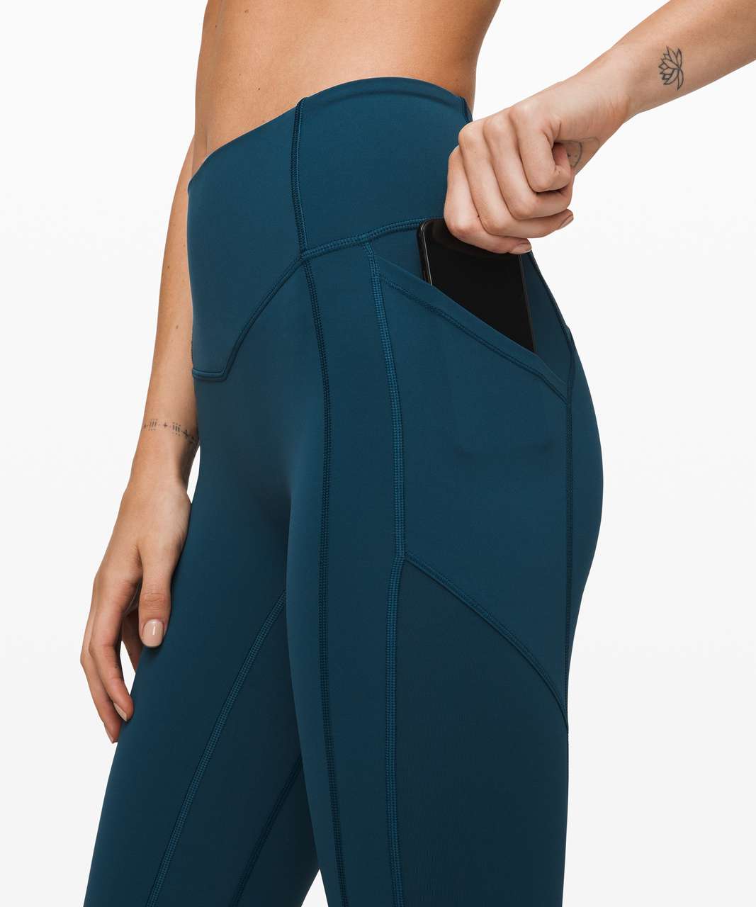 Buy Lululemon All The Right Places Crop Yoga Pants (Midnight Navy, 10) at