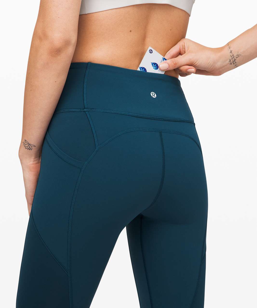 Lululemon All the Right Places High-Rise Drawcord Waist Crop 23